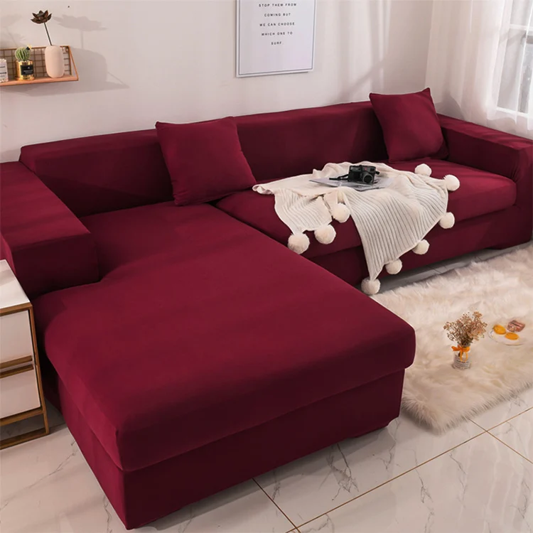 
High Elastic Sofa Cover L Shape+Corner Sets of 2 seater 