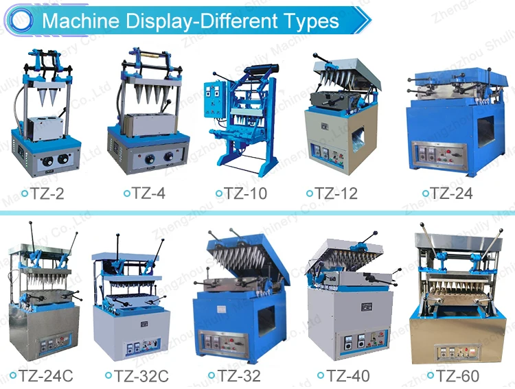 Industrial Ice Cream Cone Baking Maker Ice Cream Cup Making Machine