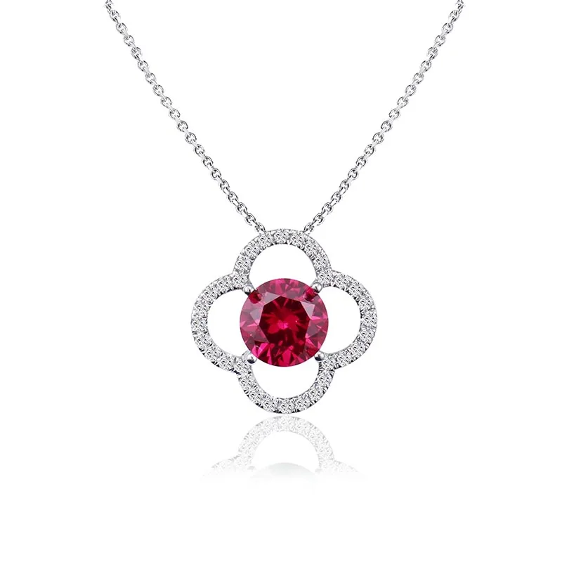 

Four-leaf Clover Pendant with Chain,1 Piece, White gold/rose gold/yellow gold