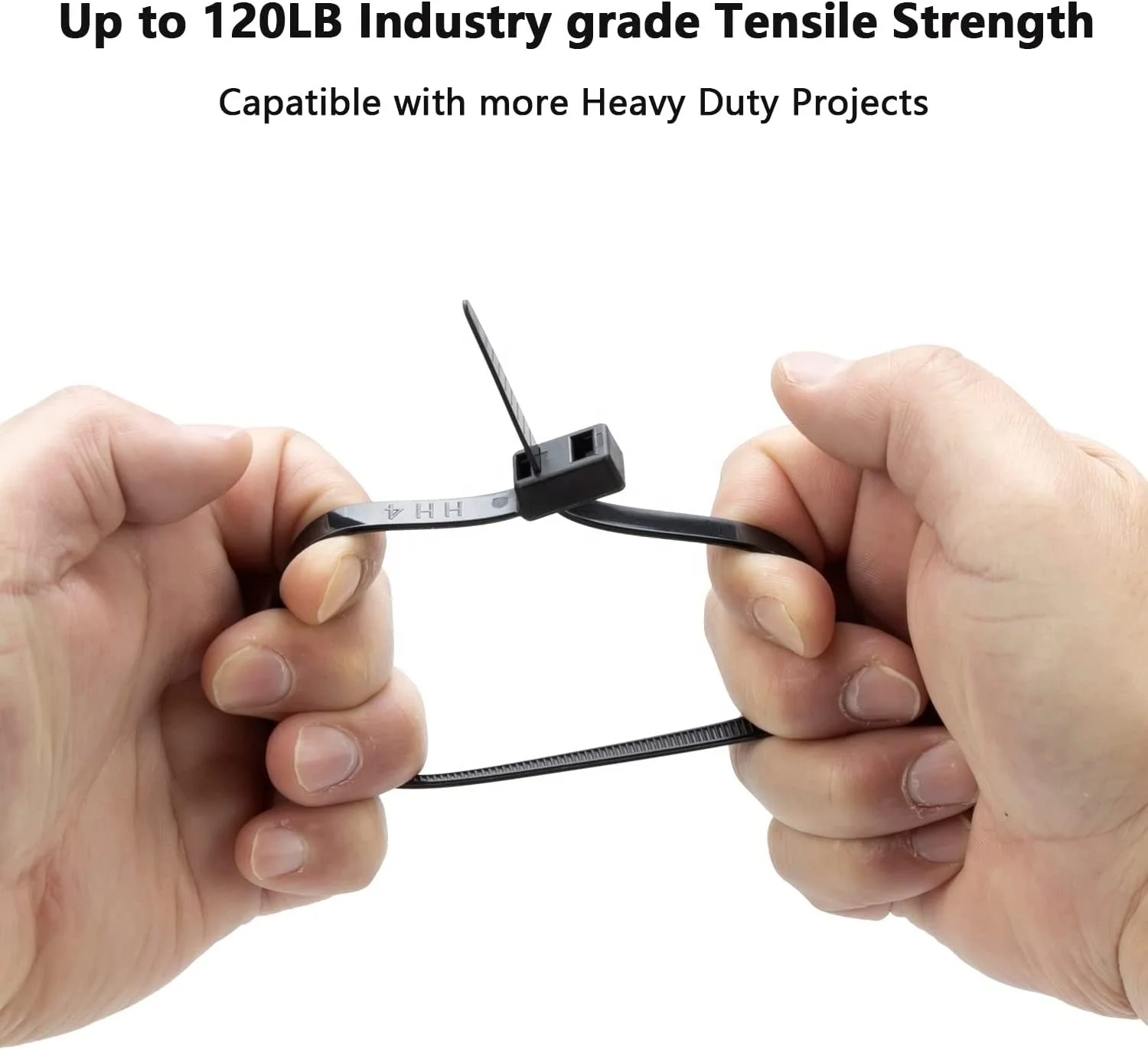 Police Plastic Handcuffs Double Flex Cuff Disposable Zip Ties Nylon