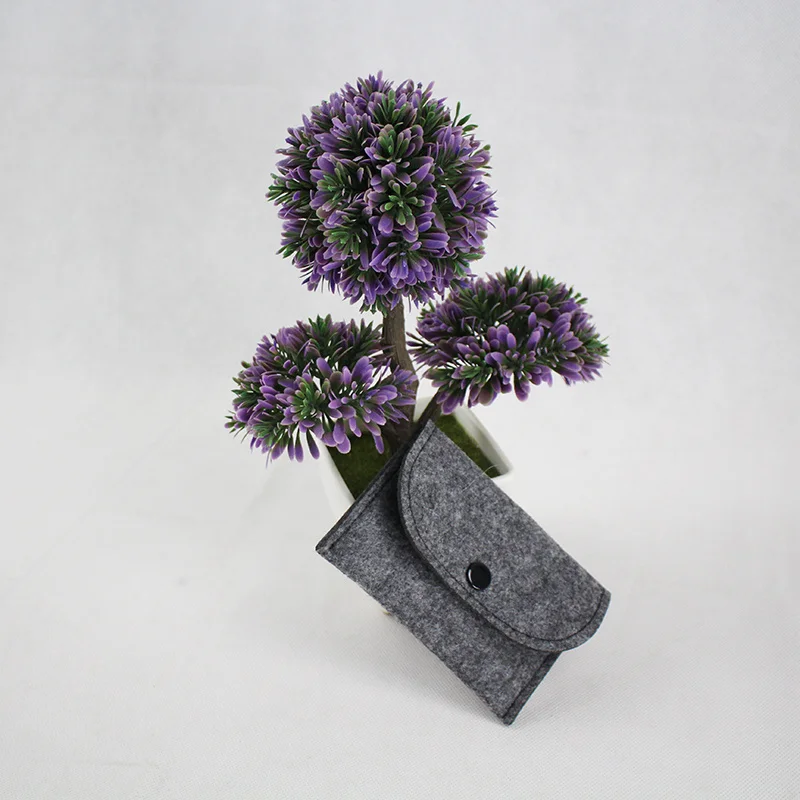 oem logo for you amazon felt purse organizer insert with zipper