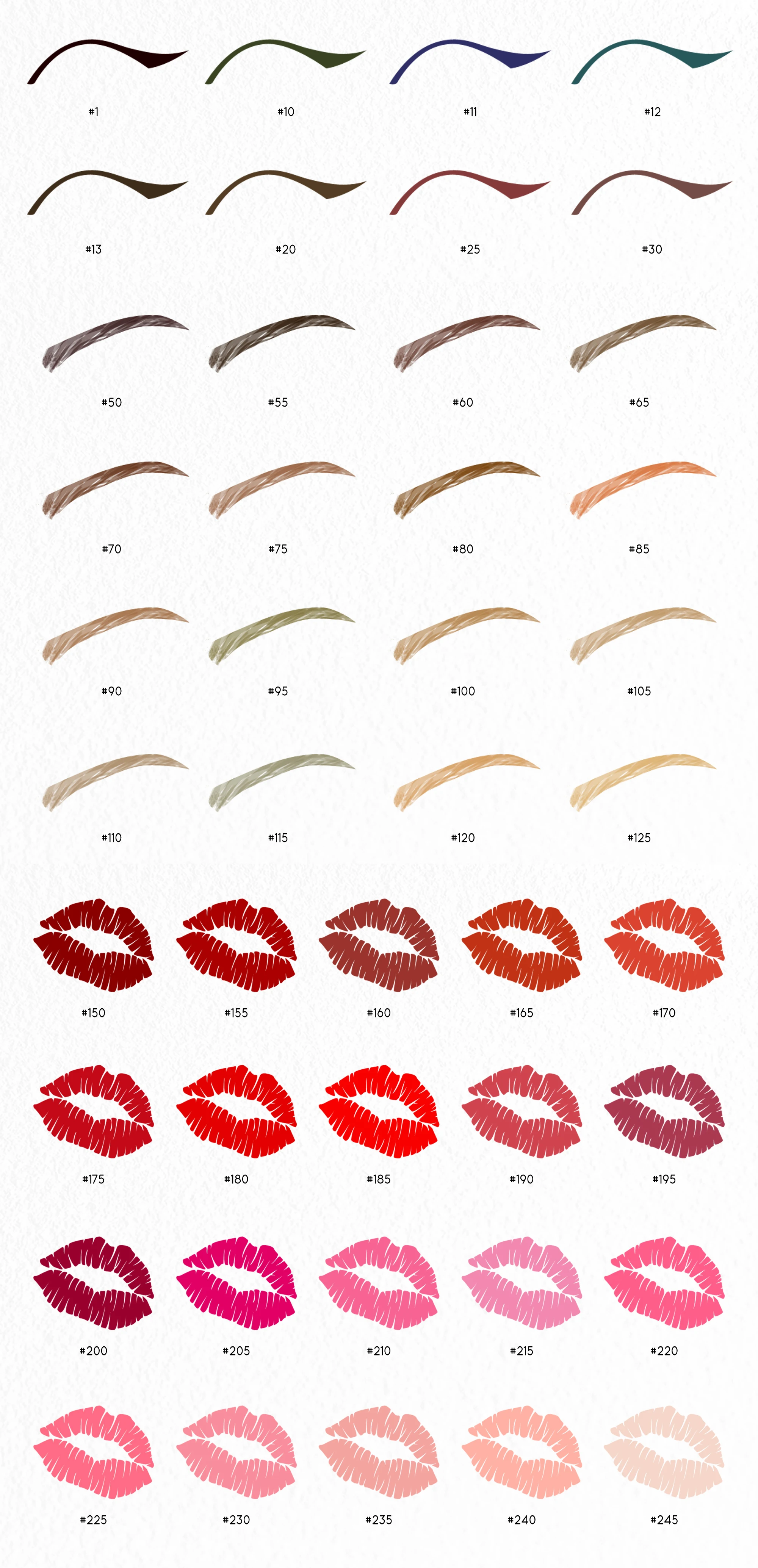 colors number