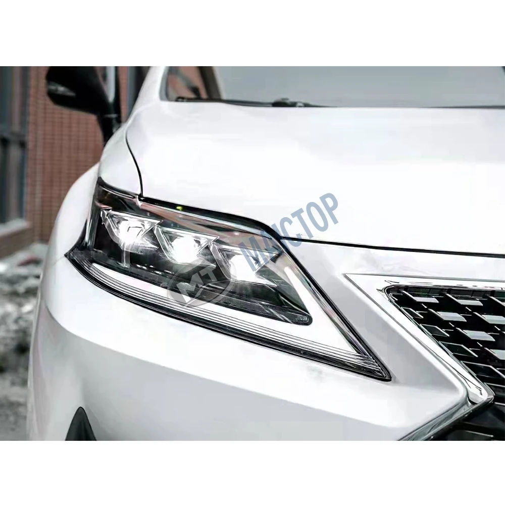 Maictop Car Accessories Front Bumper Headlight Body Kit For Lexus Rx