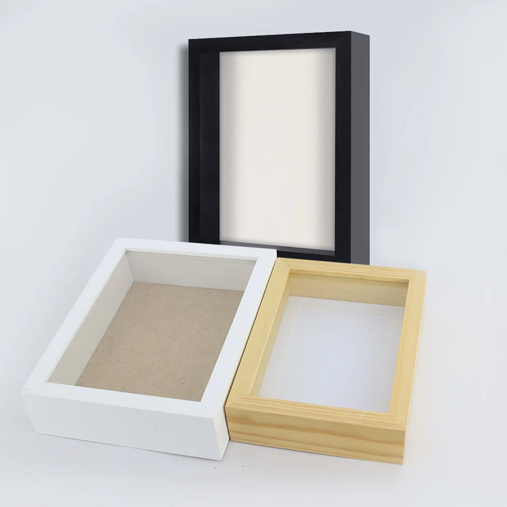 Wholesale Custom Wood Australia Deep Square Shadow Box Frames Bulk 3d ...