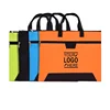 zip lock zipper canvas travel waterproof fire proof resistant a3 documents file carry tote bag