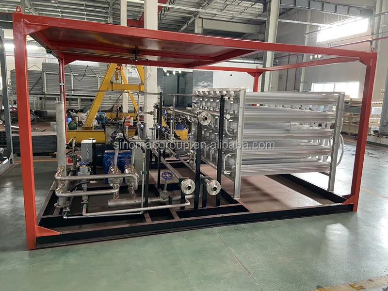 Lng Truck Fueling Station Skid Mounted Pump Module Lcng Lh2 Hydrogen