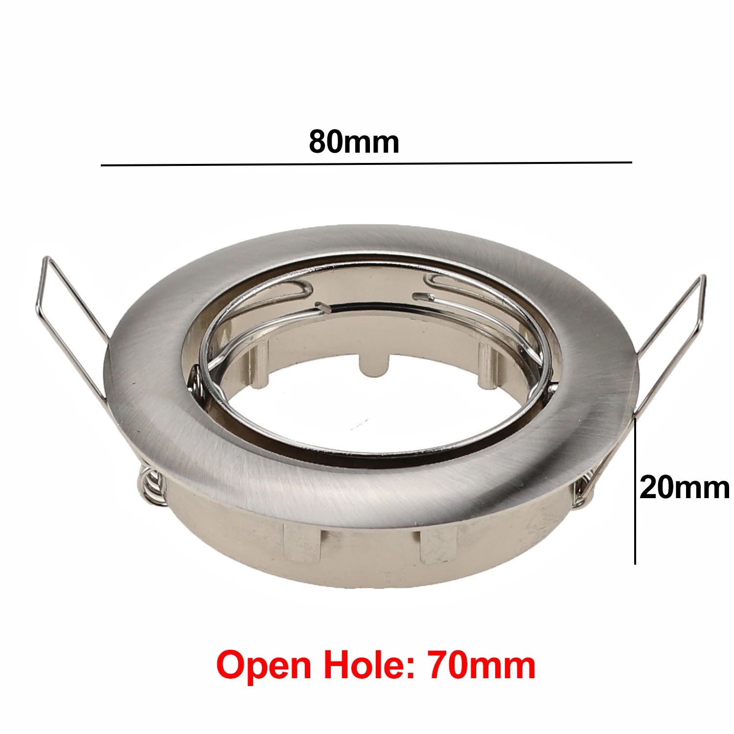 Modern Design Round Indoor Downlight Fixture GU10 Led Housing Led Spot Light Trims