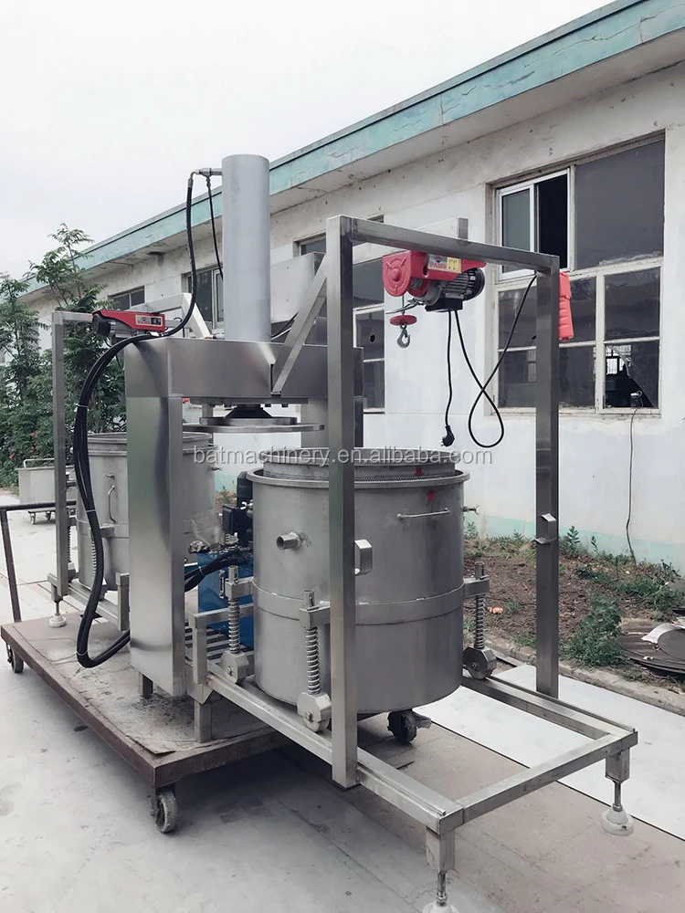 Double Barrel Commercial Hydraulic Cold Press Juicer For Industrial Use
