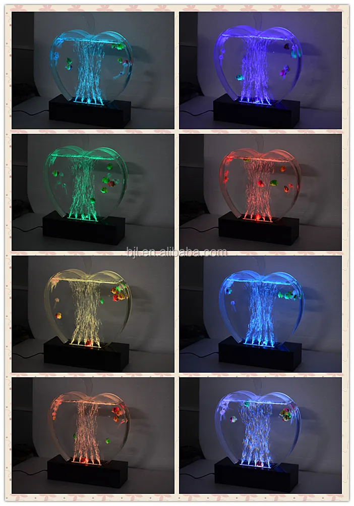Clear Acrylic Fish Tank Christmas Ornaments With Led Light Buy
