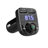 x8 Car Bluetooths FM Transmitter Handsfree Car Kit Audio MP3 Player Aux Modulator with 3.1A Quick Charge Dual USB Car Charger