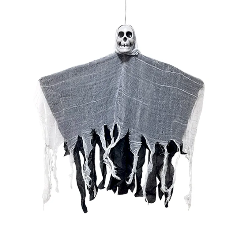 Flying Ghost Halloween Ghost Hanging Decoration Screaming Ghost Skull 