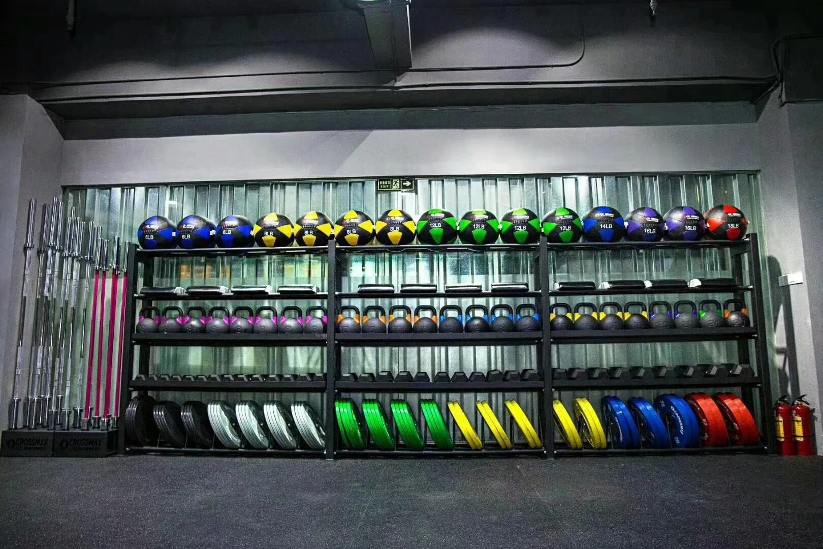 Zumba Racks Crossmax Fitness Storage Rack - Efficient Gym Organization