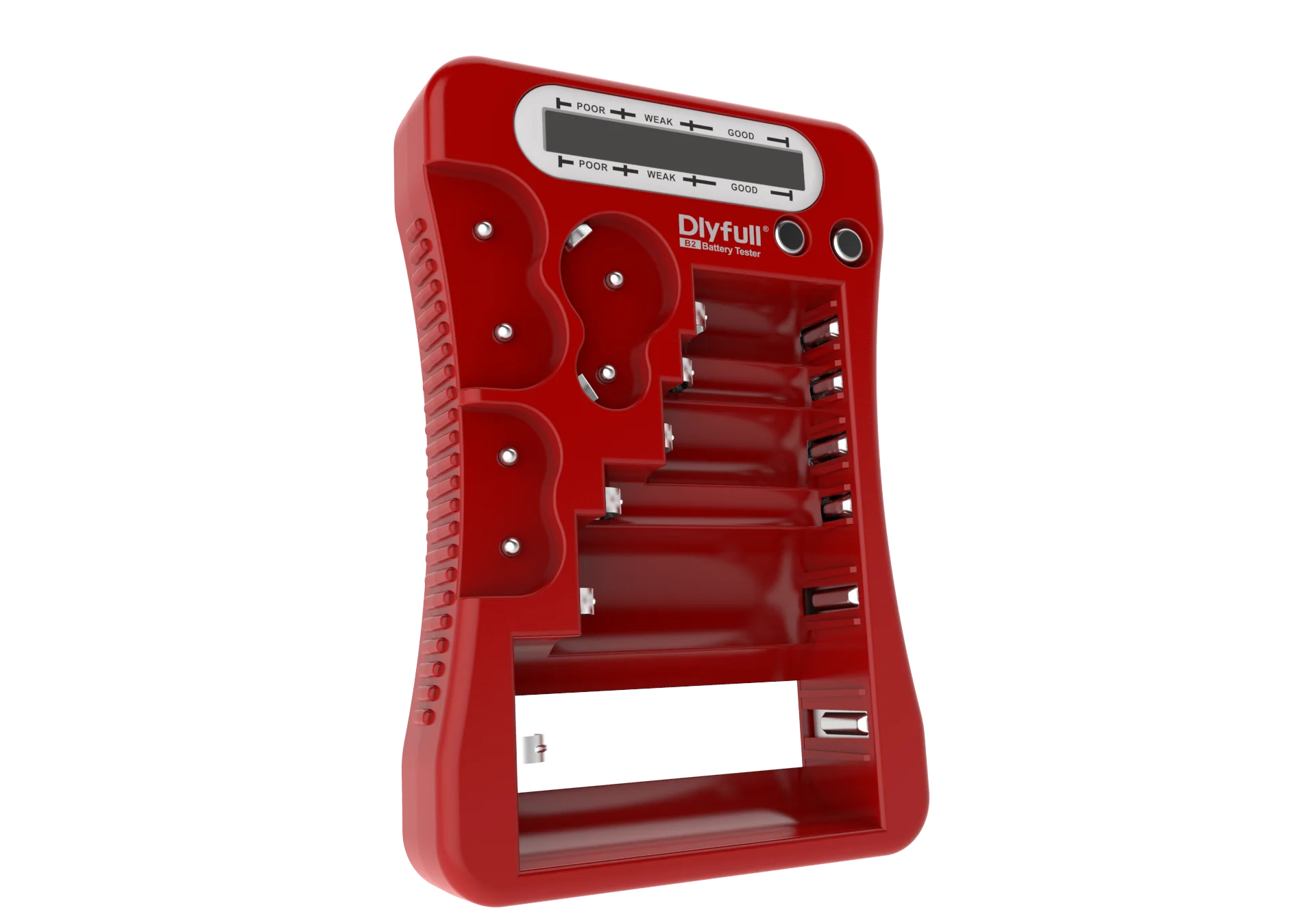 Dlyfull B2 Battery Checker Tester Mit Lcd Display Für Aa/aaa C D 9v