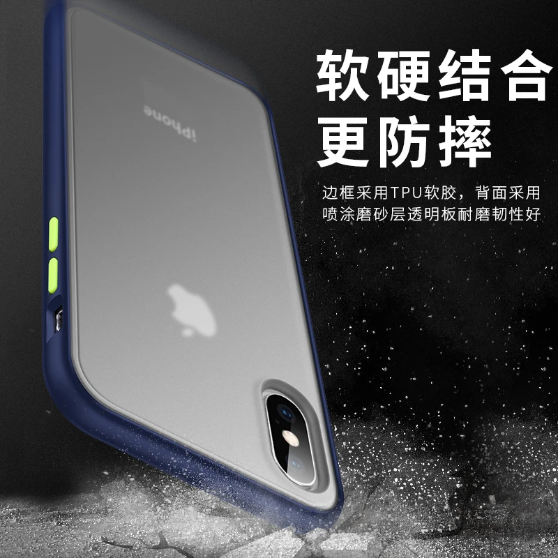 Smart Cell Phone Cases For Iphone X/XS Bumper PC Matte Case