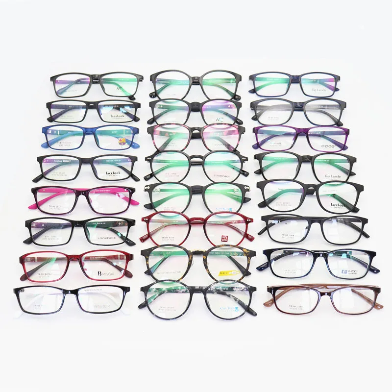 

wholesale cheap mixed order custom designer eyewear tr90 glasses frames spectacle optical eyeglasses frames for women men, Multi color