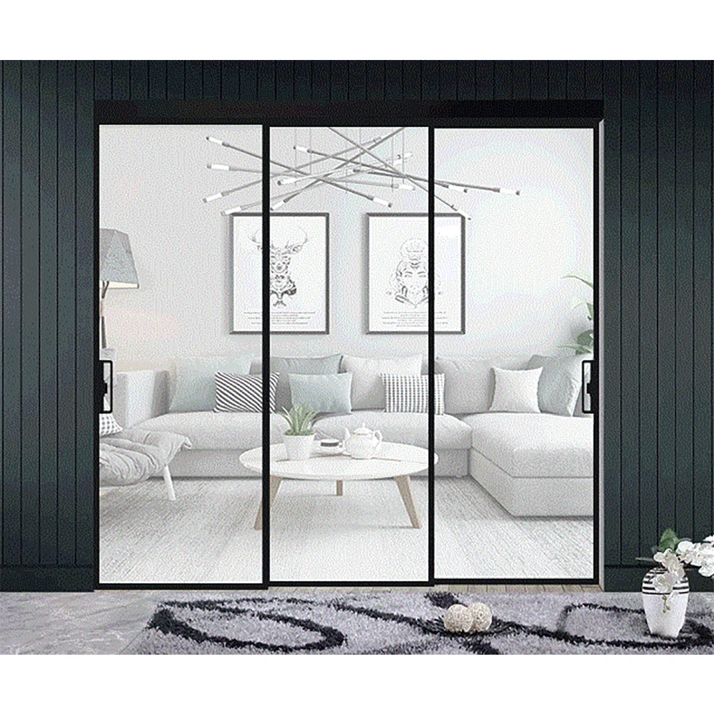 Slim Frame Aluminum Sliding Door Security Gate For Sliding Glass Door