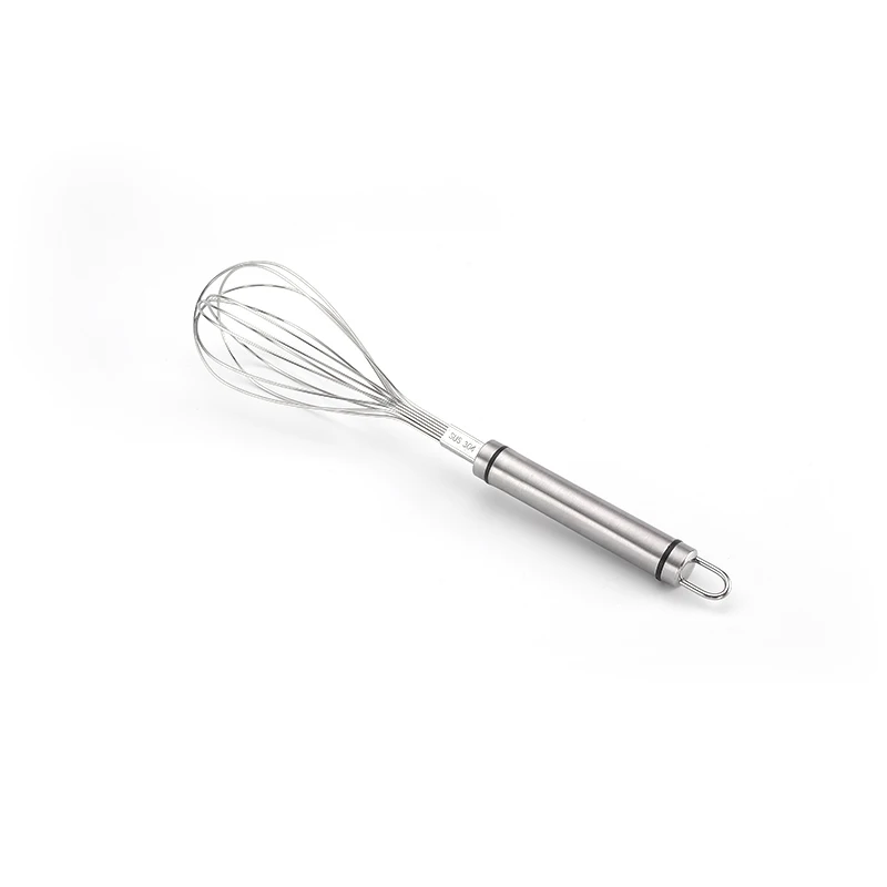 
metal handheld manual egg beater coffee milk cooking tool stainless steel egg whisk / stainless steel whisk 