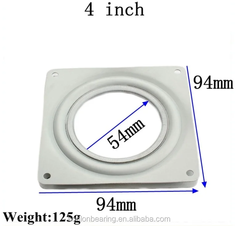 4 Inch Square Lazy Susan Metal Swivel Plate Turntable Bearings For Furniture Buy 4 Inch Square