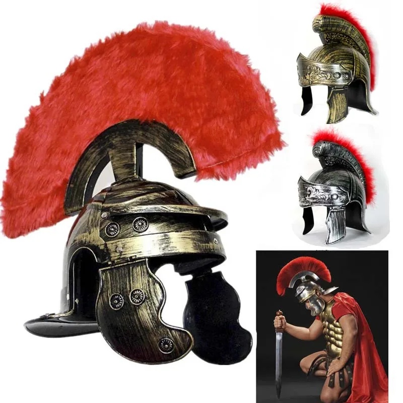 中世纪盔甲国王列奥尼达斯希腊斯巴达罗马头盔，男子斯巴达战士头盔，用于派对角色扮演