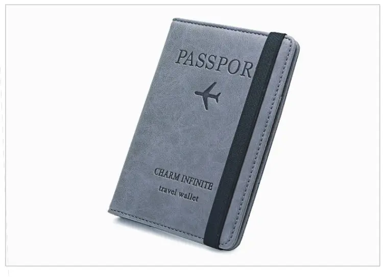 High Quality Leather Card Wallet Passport Pouch,Rfid Blocking Passport ...
