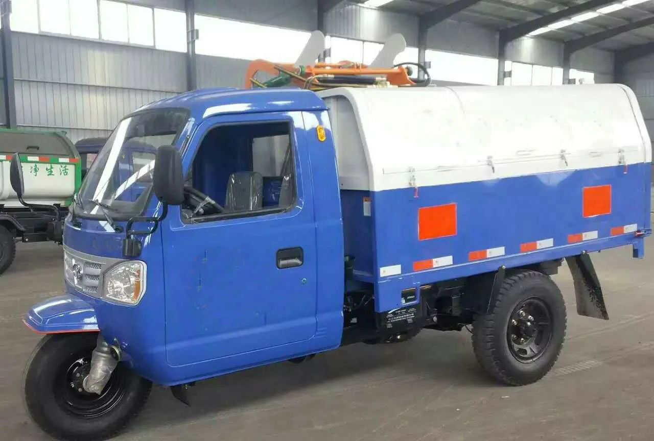 Gaselectric Dualpurpose Sanitation Fourwheel Garbage Truck Municipal