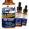 Hempyun-Hemp Oil Drops 65 000 MG - Effective Pain Reliever - Anti-Stress - Made in USA