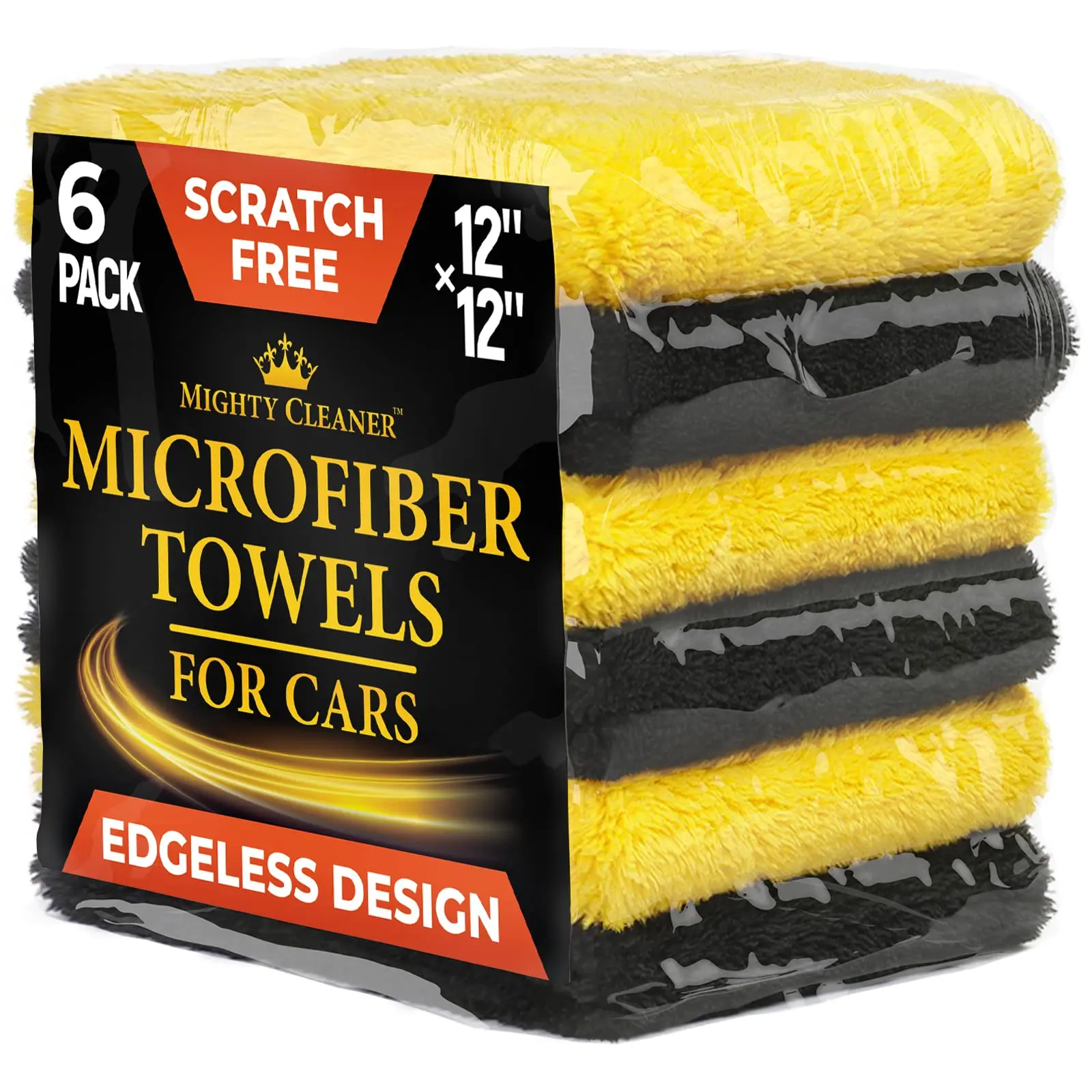 Edgeless Microfiber Towels For Cars12x12 " Cartowels Reusable Car Wash