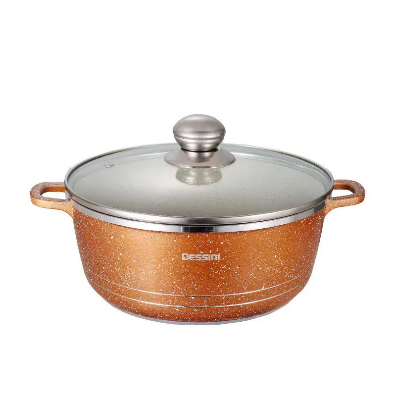 Nonstick Stainless Steel 10pcs Royal Cookware Hot Pot Set Indian Dessini Induction Soup Cooking