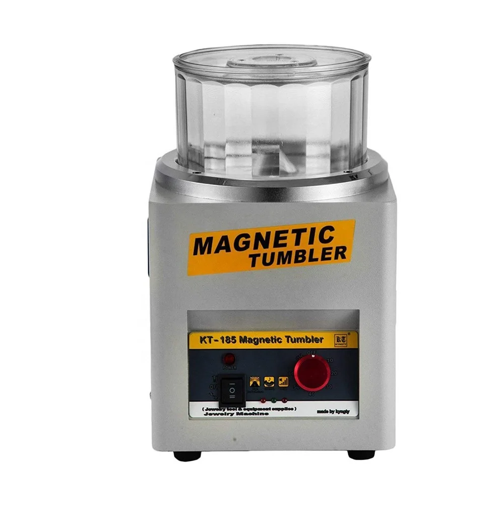 KT185 Magnetische Tumbler Polijstmachine 2000 RPM Sieraden Polijstmachine Finisher Magnetische Polijstmachine