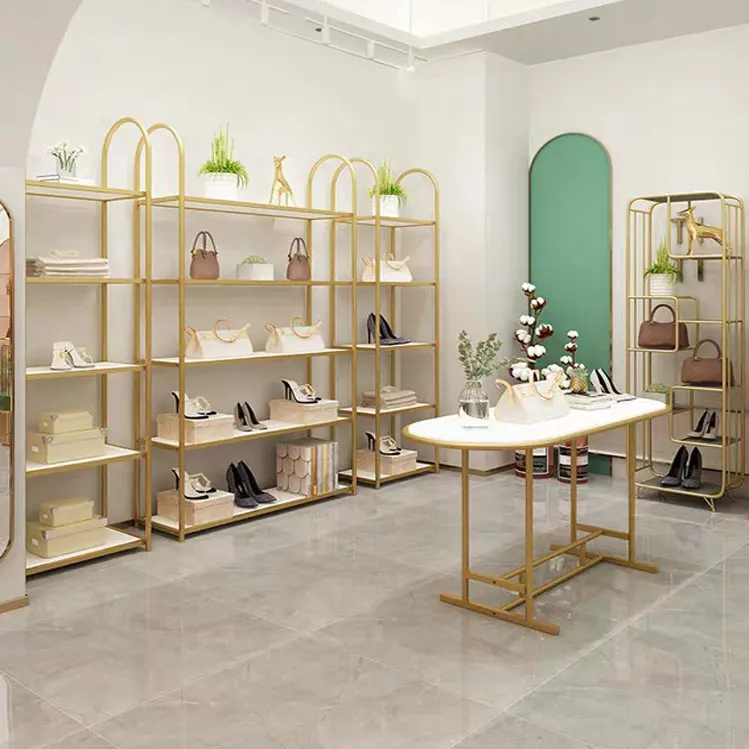 鞋柜led男女鞋展示柜金属展示架tmj-739创意设计定制鞋架家居家具