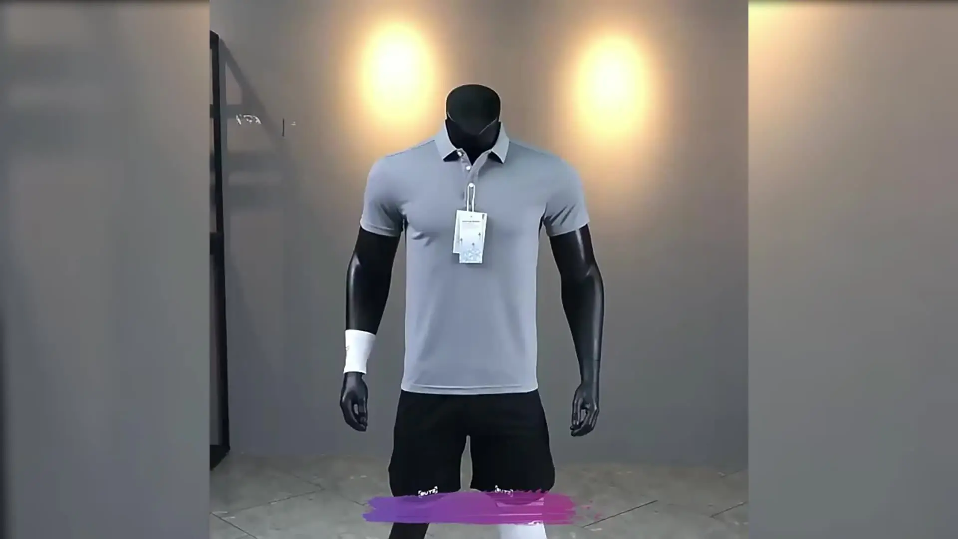 Men's Solid Knitted Breathable Golf for Shirt Daily Baggy Short