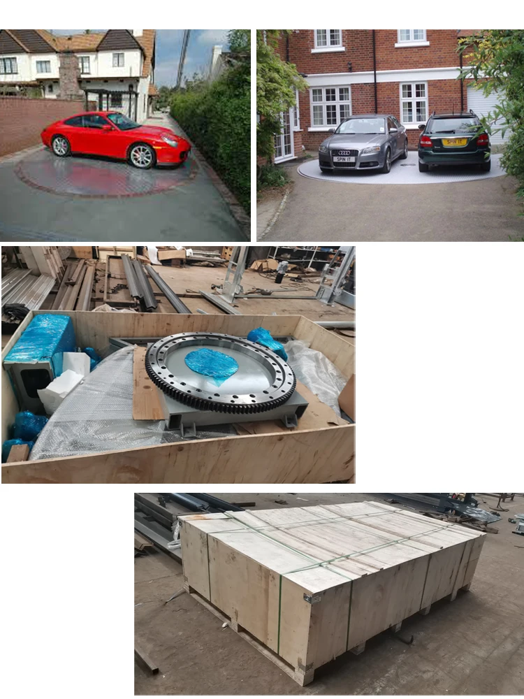 Car Rotating Platform Turntable Car Lift 360 Degree Display Rotating Manual Hydraulic Garage Car