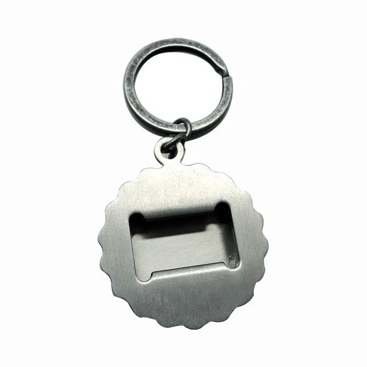 Factory custom bottle opener key ring bottle opener key chains ring bottle opener