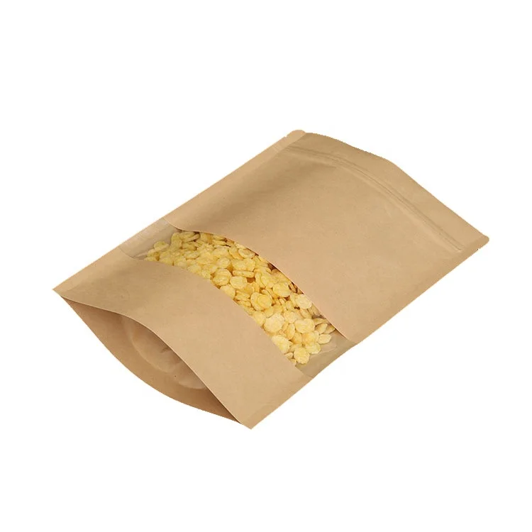 Printed Standup Zipper Pouch Bag Food with Clear Window for Quinoa