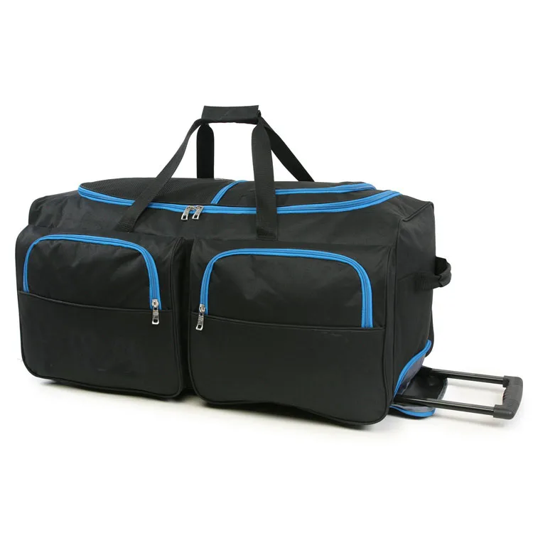 expandable wheeled oversized travel duffel luggage bag