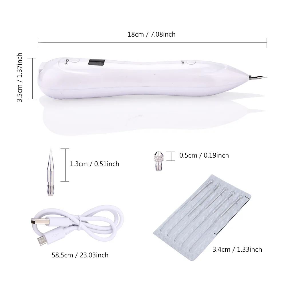 Hailicare White Fibroblast Scars Laser Skin Tag Beauty Profesional Sweep Spot Plasma Mole Black Spot Remover Pen.jpg