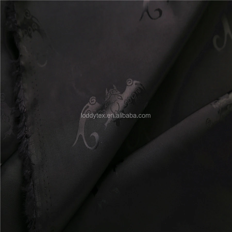 High Quality Polyester and viscose bat jacquard  lining Fabric Textile For Jacket