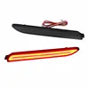 Smoked Lens Taillight Style Red 3D Optic LED Rear Bumper Reflector driving Tail Brake Light For Lexus & Toyota