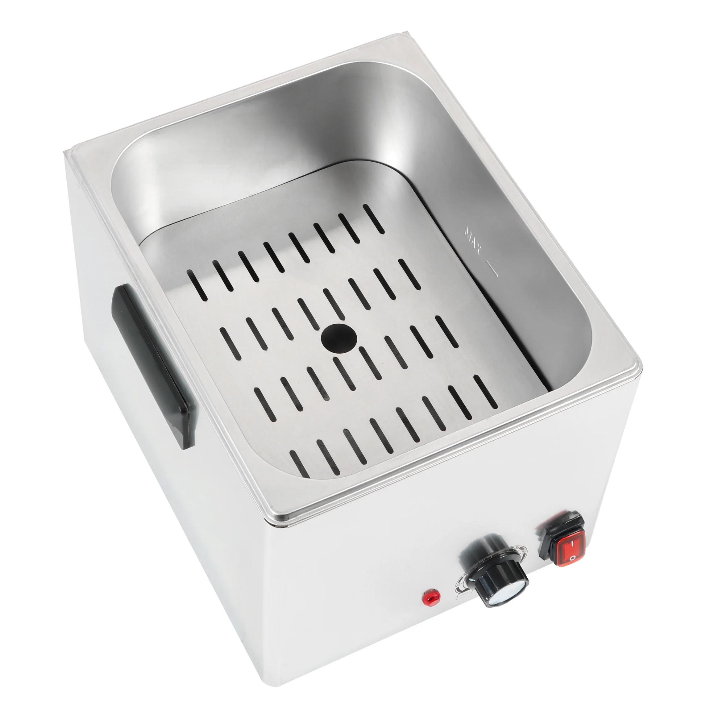 Commercial Catering Equipment 8 Liter Sausage Warmer With Hinge Cover