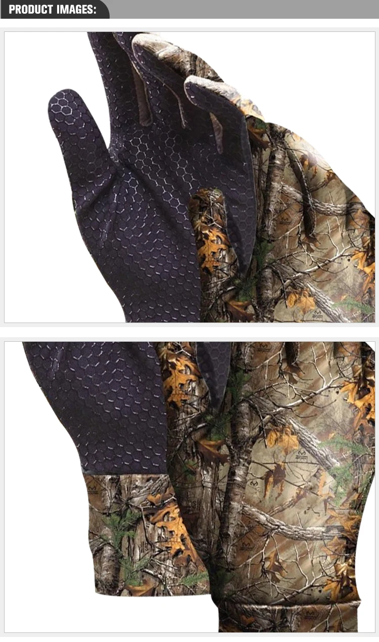 Camouflage safety gloves