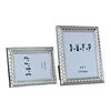 6X8'' Exquisite vine pattern wide-necked metal photo frame, intimate photo-free placement of true glass photo frame decoration