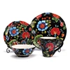 Ceramic dinnerware set Spanish style for restaurant
