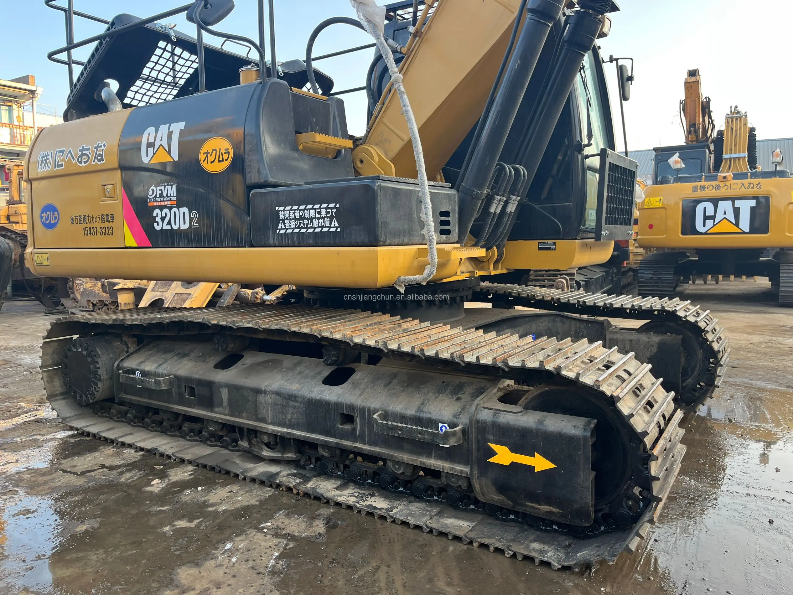 Used Machinery Cat 320d2 Japan Caterpillar Brand Used Crawler Hydraulic Excavator 20ton Cat320d2 1773