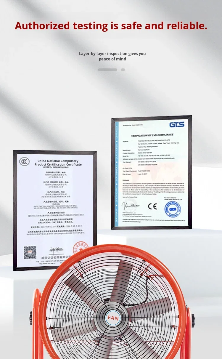 Industrial Drum Fan, Portable, Axial - detail 6