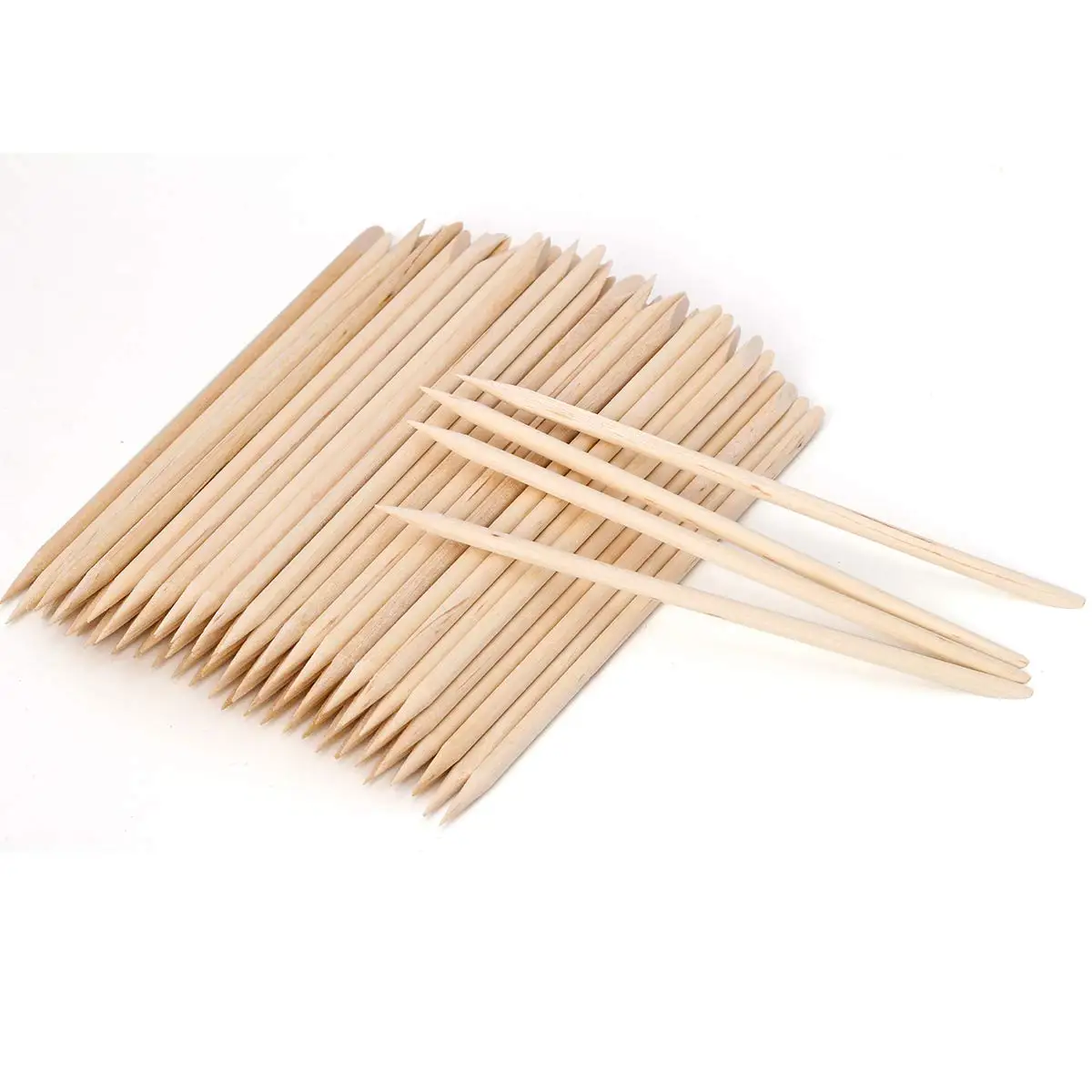 
Double Ended Manicure And Pedicure Tools Disposable Good Quality Nail Art Manicure Wooden Factory Price Orange Wood Sticks 