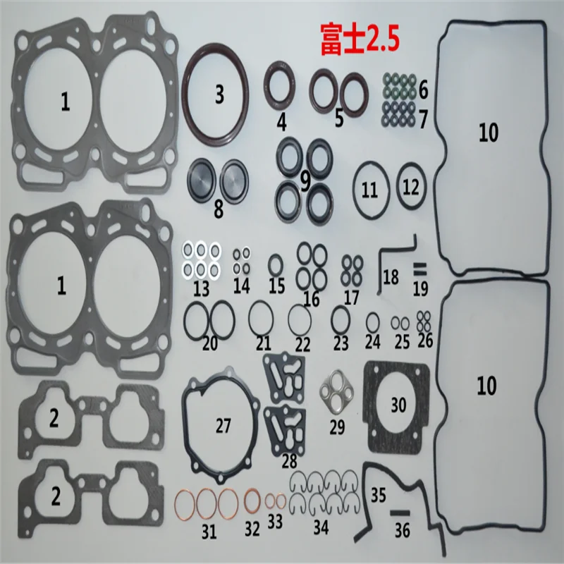 Top Quality Engine Overhaul Rebuilding Gasket Kits For Subaru Ej25 2.5 Buy Rebuilding Gasket
