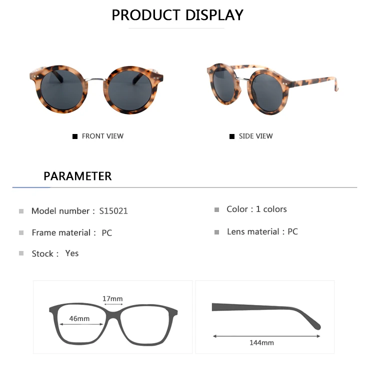 Custom round sunglasses supply for decoration-4
