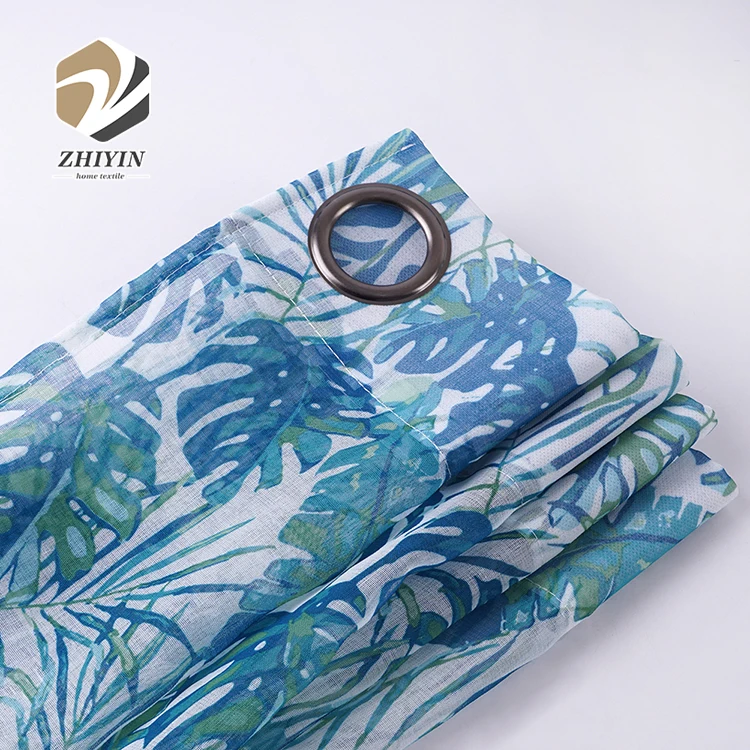 100%polyester curtain printed