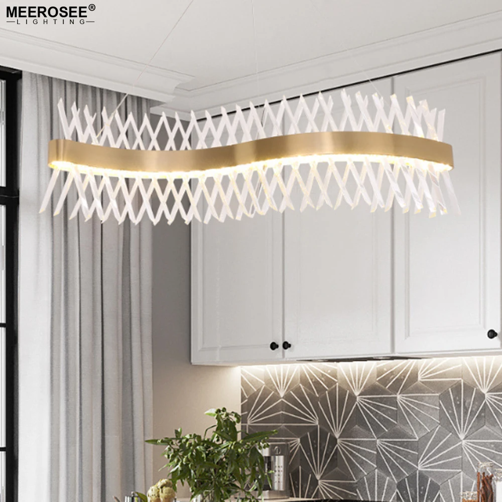 MEEROSEE Chandelier Crystal New Pendant Lighting Chandelier Modern Luxury Chandelier MD86700