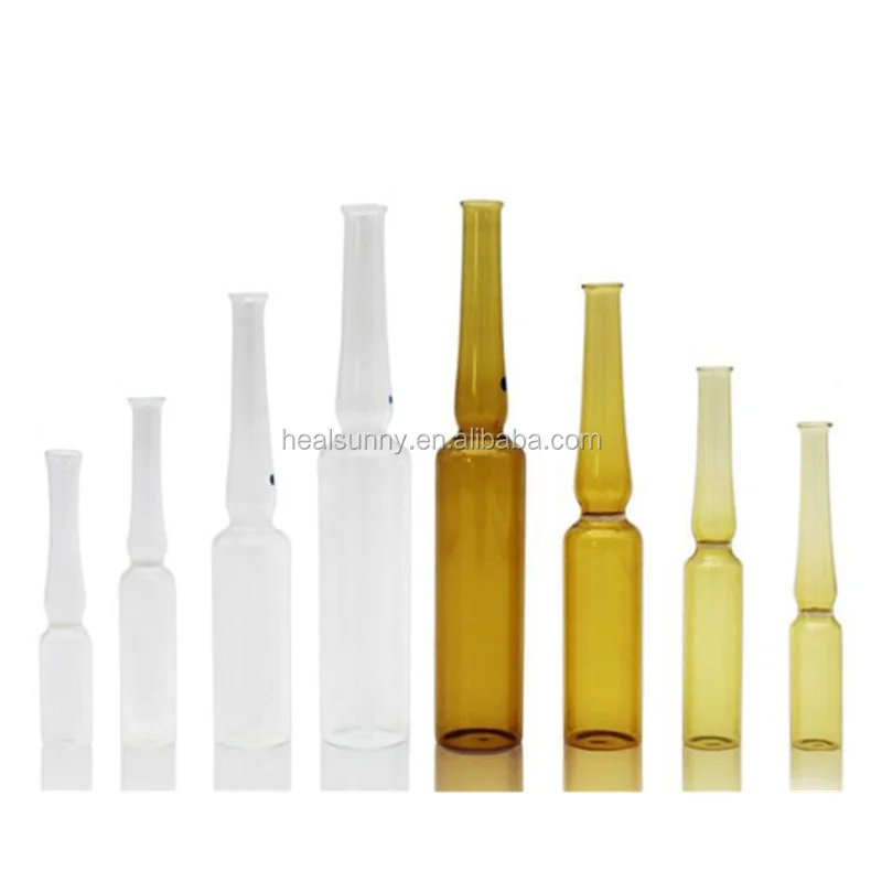 1ml Mini Cheap Empty Sample Ampoule Amber Clear Glass Vials Buy High